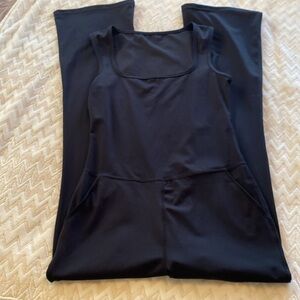 Black spandex jumpsuit, small